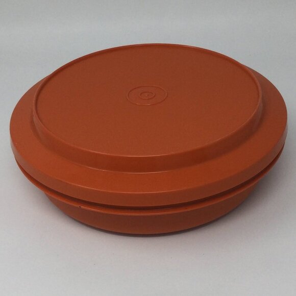 Vintage Tupperware Seal and Serve Bowl Orange - Picture 4 of 8